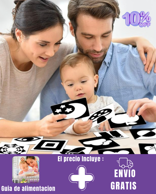 NeuroBaby®Tarjetas Estimulantes Para Bebe