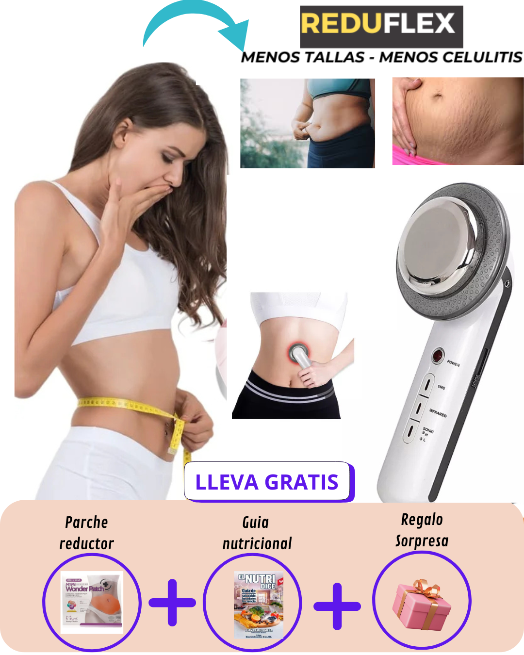 Reduflex - Reduce Tallas y Celulitis En Dias